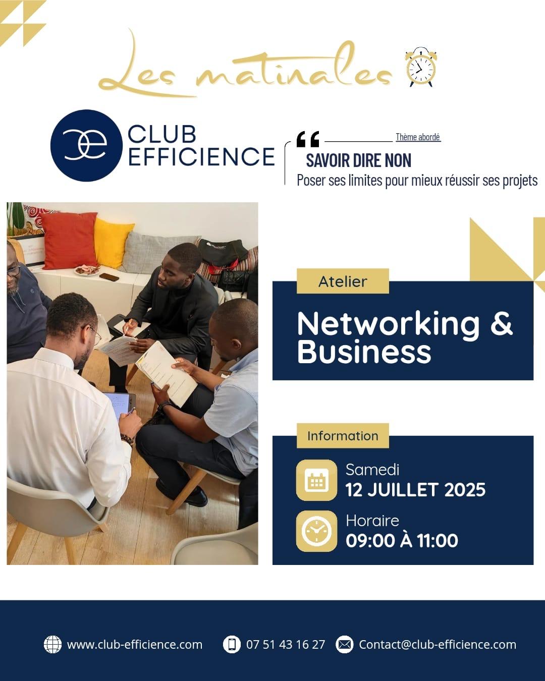 LA MATINALE RENCONTRE NETWORKING & BUSINESS